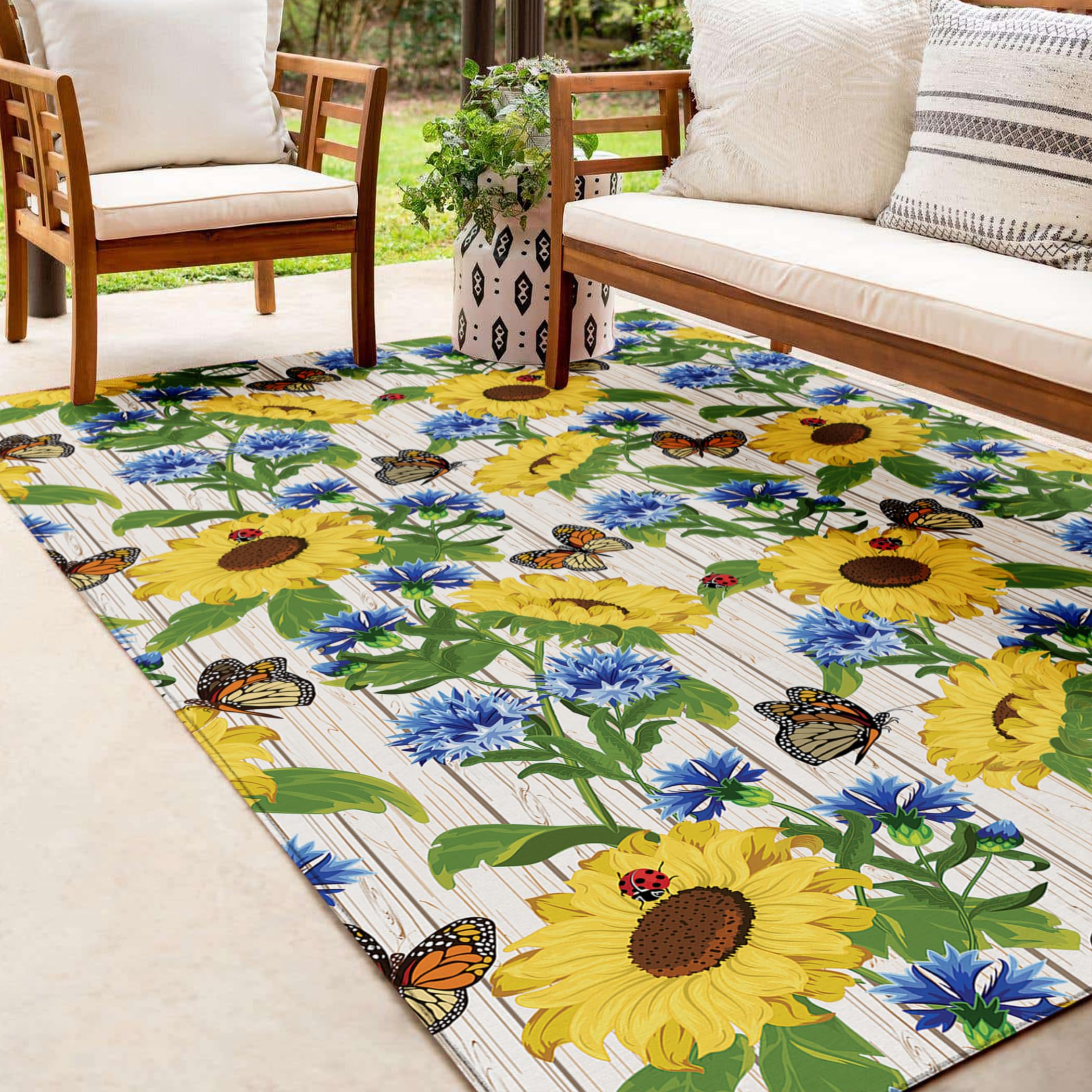 Dalyn Rugs Kendall Ke16 Beige 3' X 5' Indoor Outdoor Area Rug, Easy Clean, Machine Washable, Non Shedding, Bedroom, Living Room,