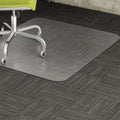 Lorell LLR82821 Carpet Chair Mats, 2.48" Height X 19.09" Width X 73.62" Length, Clear