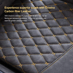 Dowinx Gaming Chair Ergonomic Racing Style Recliner With Massage Lumbar Support,4D Armrests Gamer Chair For Computer Pu Leather With Retractable Footrest (Grey)