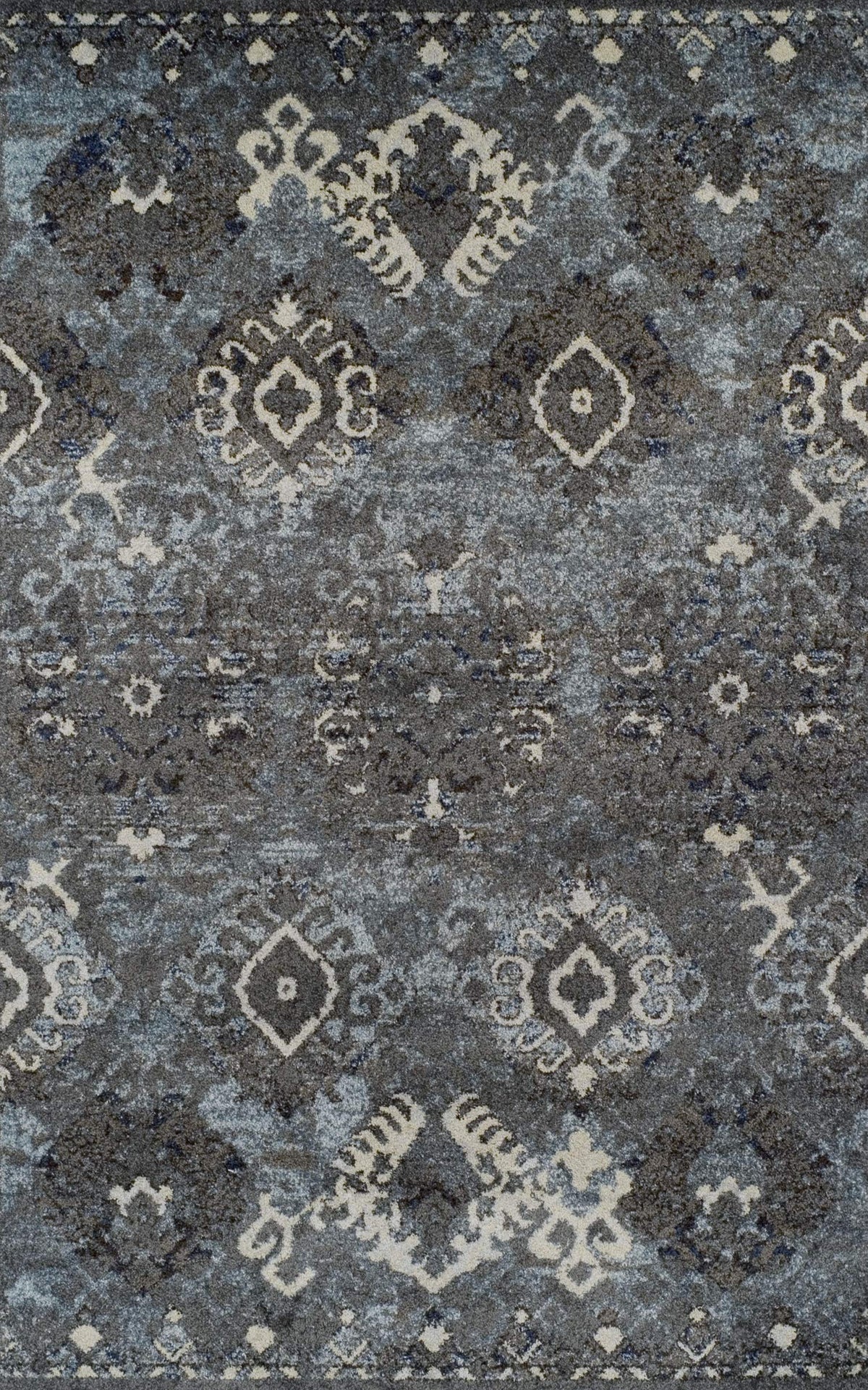 Addison Rugs Blair Osbl31 Gray 3'3&quot; X 5'1&quot; Rectangle Soft Area Rug, Easy Clean, Plush, Bedroom, Family Room, Living Room, Dining Room, Kitchen Rug