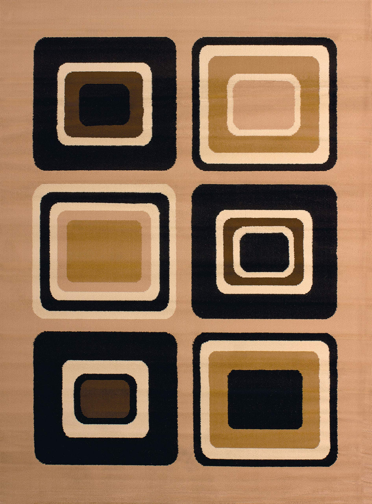 United Weavers Dallas Spaces Runner Rug  Berber, 2X8 Runner, Modern Indoor Area Rug With Geometric Pattern, Jute Backing
