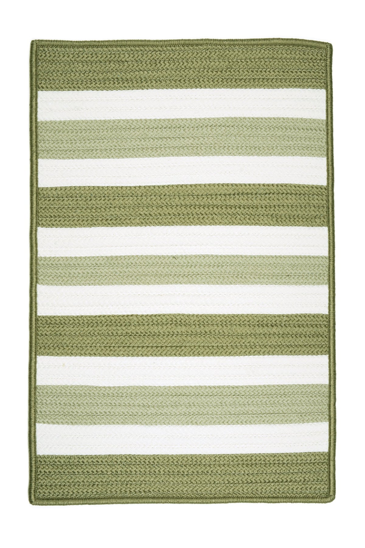 Portico Braided Area Rug, 10X13, Edamame