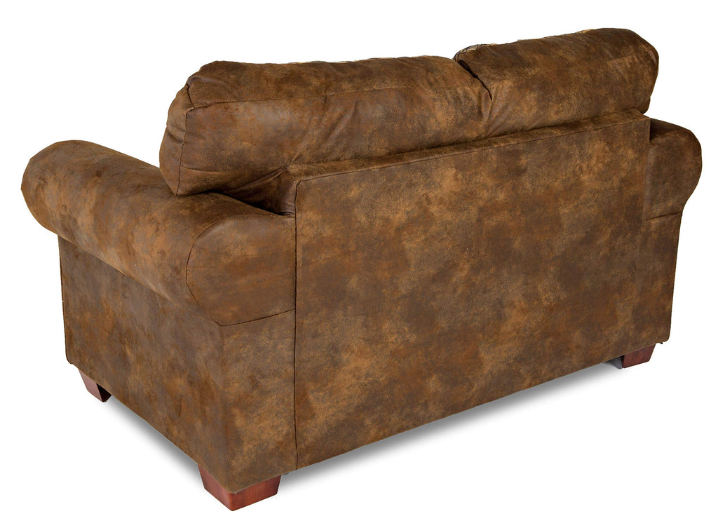 American Furniture Classics Model River Bend Loveseat, Brown