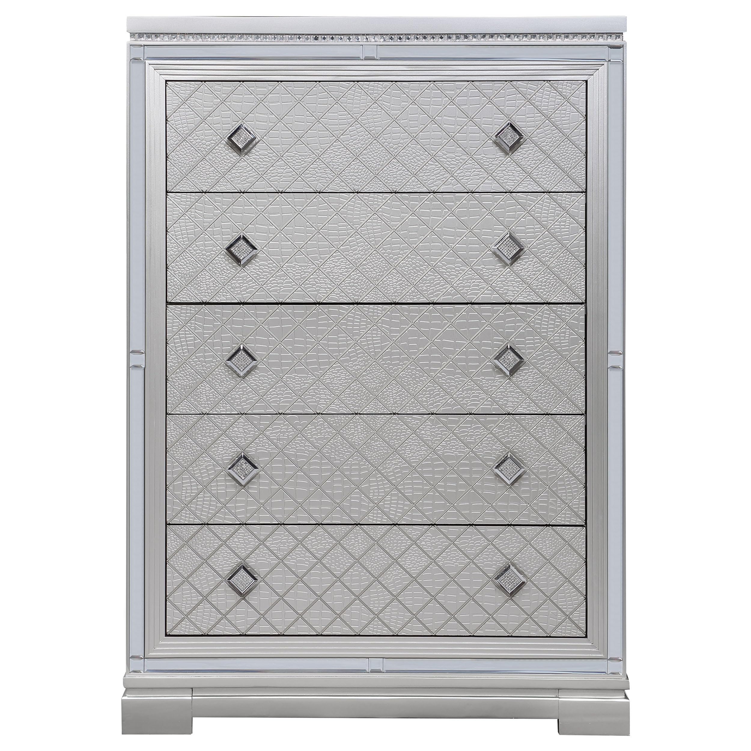 Coaster Eleanor Chest, Metallic Mercury
