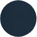 Garland Rug Town Square Navy 5 x 5 Round Stain Resistant Indoor Area Rug
