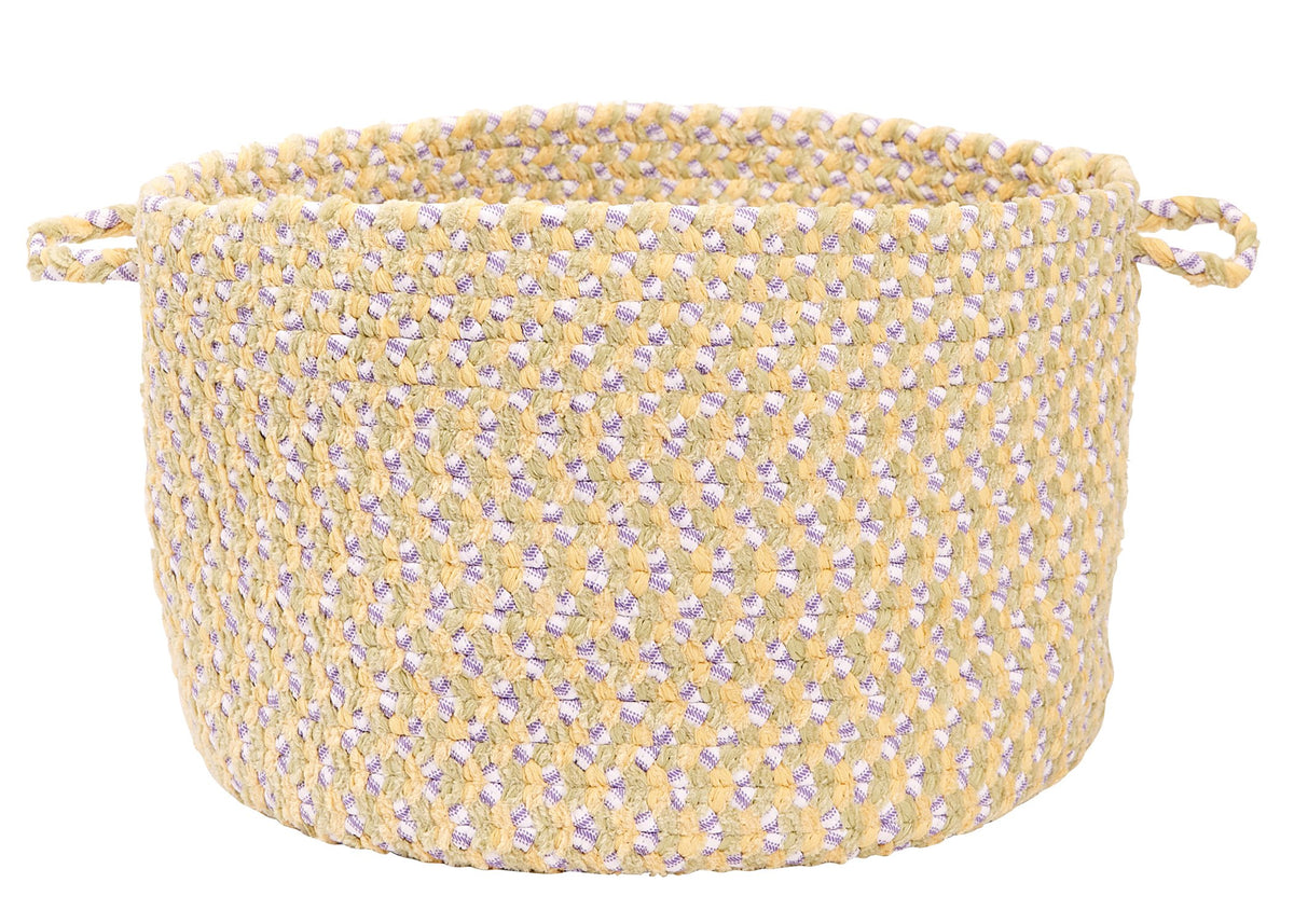 Chenille Multi Mix Storage Baskets, Daisy