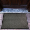 Floortex Doortex Ribmat Gray Heavy Duty Indoor and Outdoor Entrance Mat 24" x 36, Charcoal