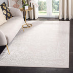 SAFAVIEH Reflection Collection Area Rug - 5'1'' x 7'6'', Creme & Ivory, Vintage Distressed Design, Non-Shedding & Easy Care, Ide