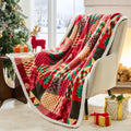 Nord Eco Christmas Throw Blanket, Winter Holiday Sherpa Fleece Blanket, Premium Warm Cozy Christmas Blankets And Throws, Christm