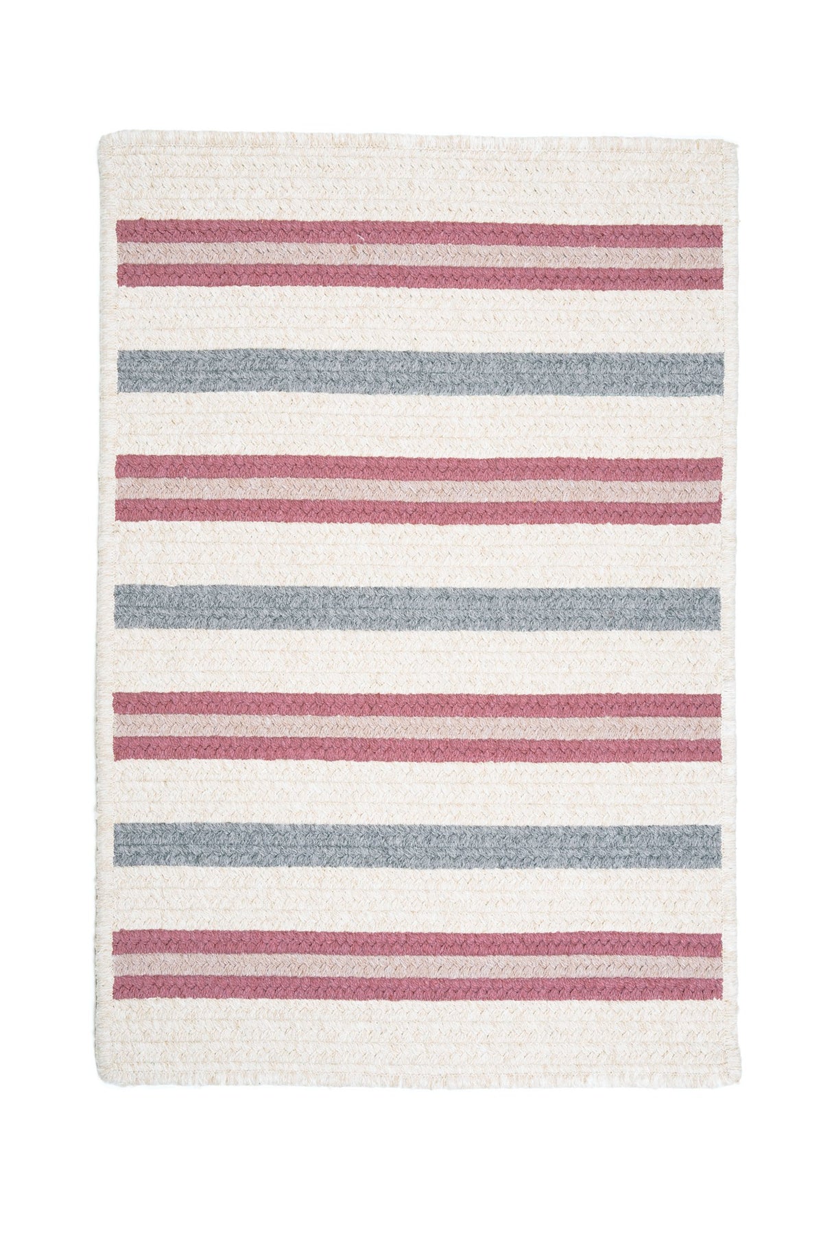 Allure Braided Rug, 3X5, Mauveberry