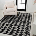 JONATHAN Y MOH206C-4 Aisha Moroccan Triangle Geometric Area Rug, Contemporary, Modern, Scandinavian, Minimalistic for Living Roo