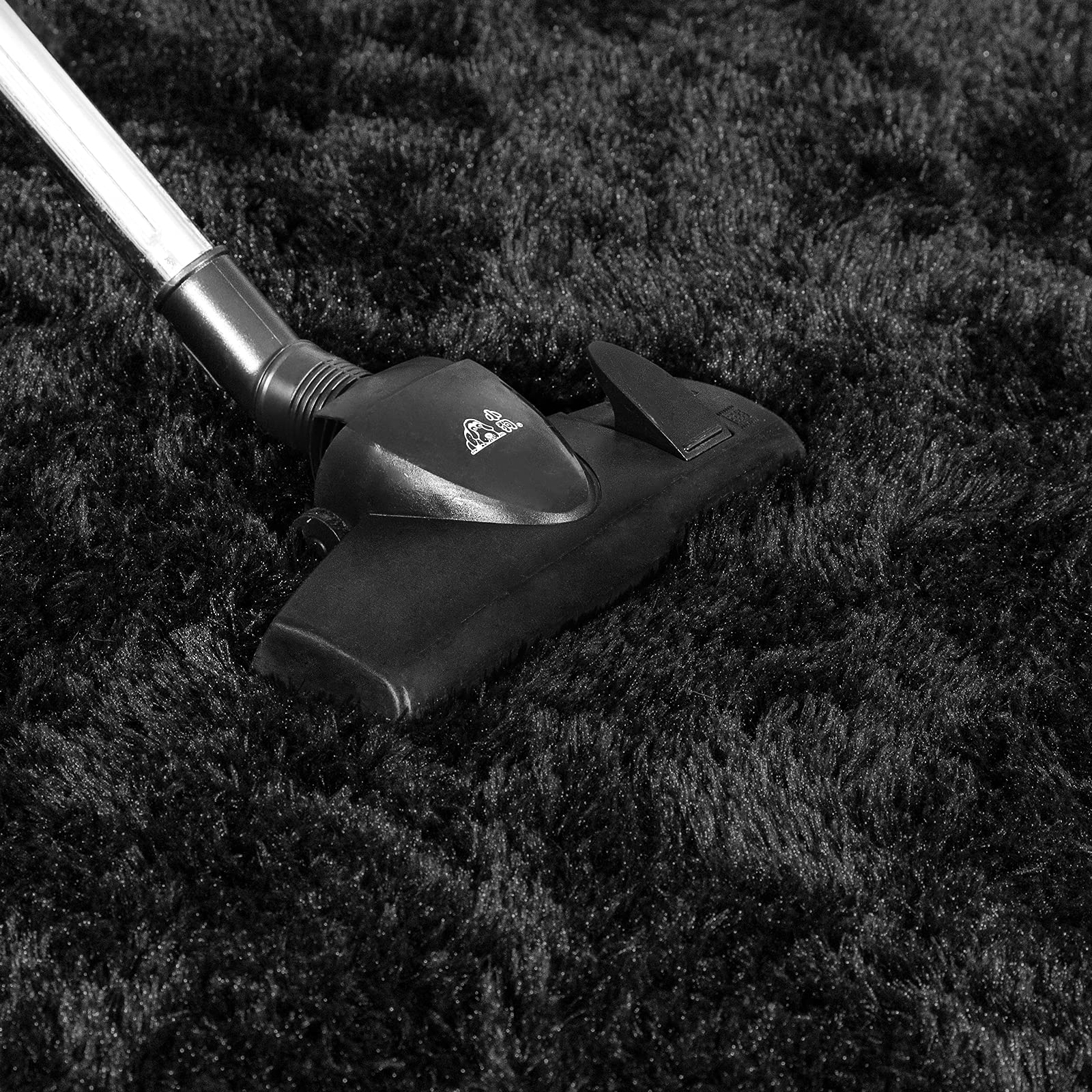 Arogan Luxury Soft Shaggy Rugs Carpets, 3X5 Feet Bedroom Rug Indoor Plush Area Rugs For Living Room, Black Fluffy Rug For Kids G