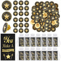Wavyknot 50 Sets Employee Appreciation Gifts Bulk 50 Employee of The Month Difference Service Lapel Pin 50 Cards 50 Bags Thank Y