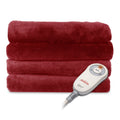 Sunbeam TSM8US-R385-32A00 Microplush Heated Throw, Red Brick