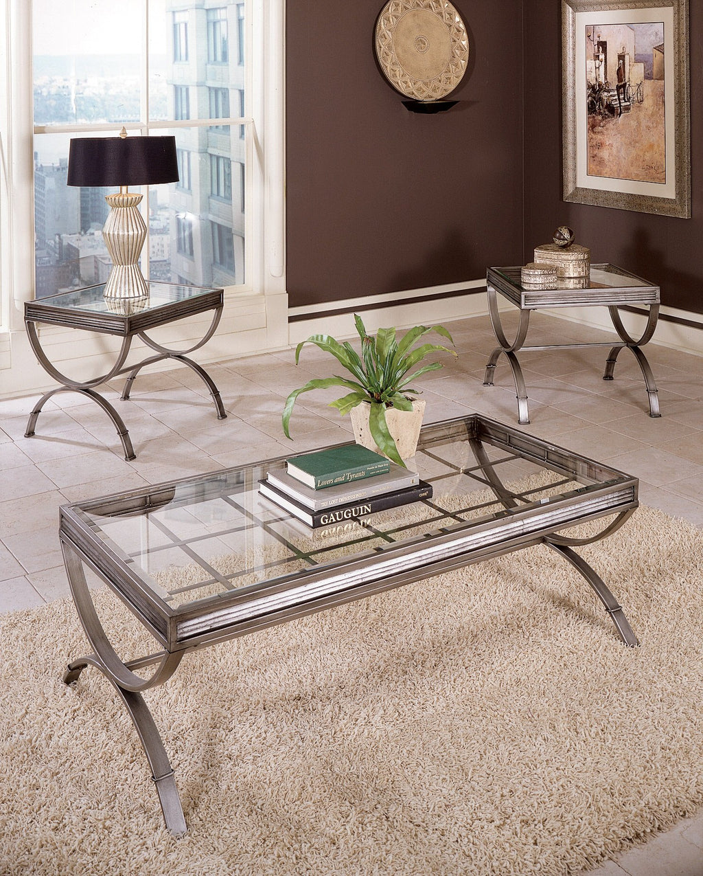 Steve Silver Company Emerson Furniture, Nickel