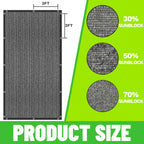 Colourtree 30% Black Shade Cloth, 12Ft X 20Ft Mesh Tarp, Uv Resistant Netting With Upgrade Grommets For Plant Cover, Greenhouse, Chicken Coop, Barn, Kennel, Garden (We Make Custom Size)