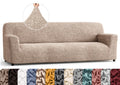 PAULATO BY GA.I.CO. Sofa Slipcover - Stretch Couch Cover - Stylish Cushion Sofa Cover - Soft Fabric Slip Cover - 1-Piece Form Fi