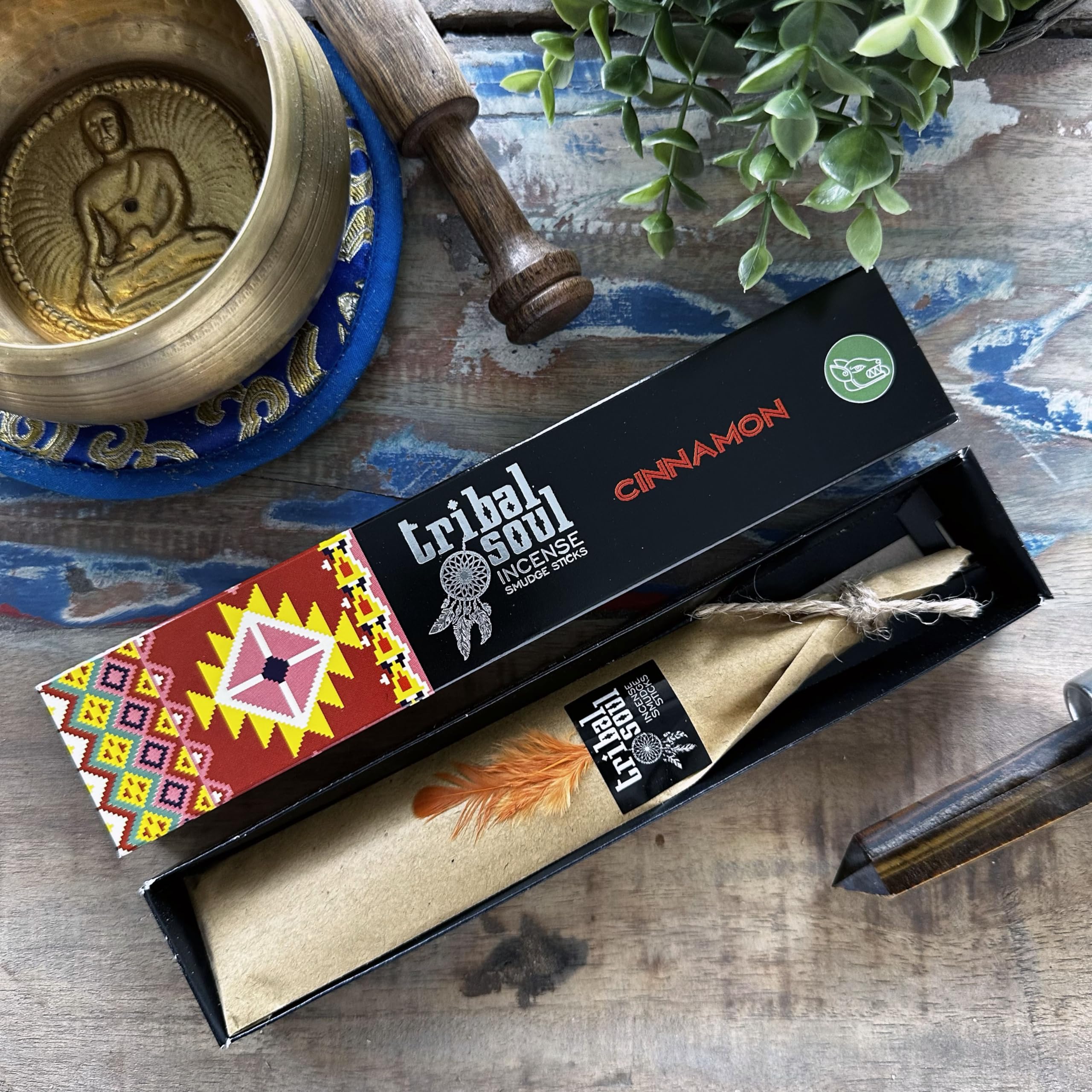 Tribal Soul Incense Smudge Sticks: Cleanse, Relax, and Rejuvenate : (Cinnamon)