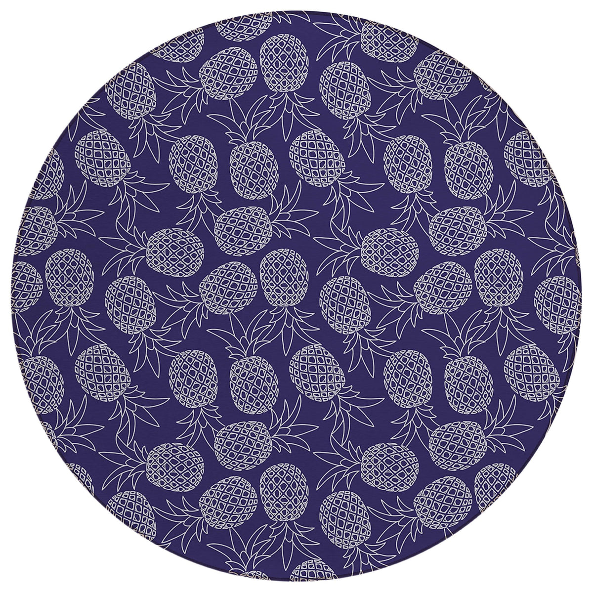Dalyn Rugs Kendall Ke6 Blue 8' X 8' Indoor Outdoor Round Rug, Easy Clean, Machine Washable, Non Shedding, Bedroom, Living Room, Dining Room, Kitchen, Patio Rug