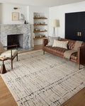 Loloi II Darby Collection DAR-06 Sand/Dk. Grey 11-6 x 15 Area Rug