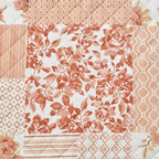 Great Bay Home Reversible Patchwork Sofa Cover - Washable Slipcover Furniture Protector With Elastic Straps - Couch Cover For Dogs, Kids, And Pets - Box-Stitched Detail (Sofa, Dusty Rose)