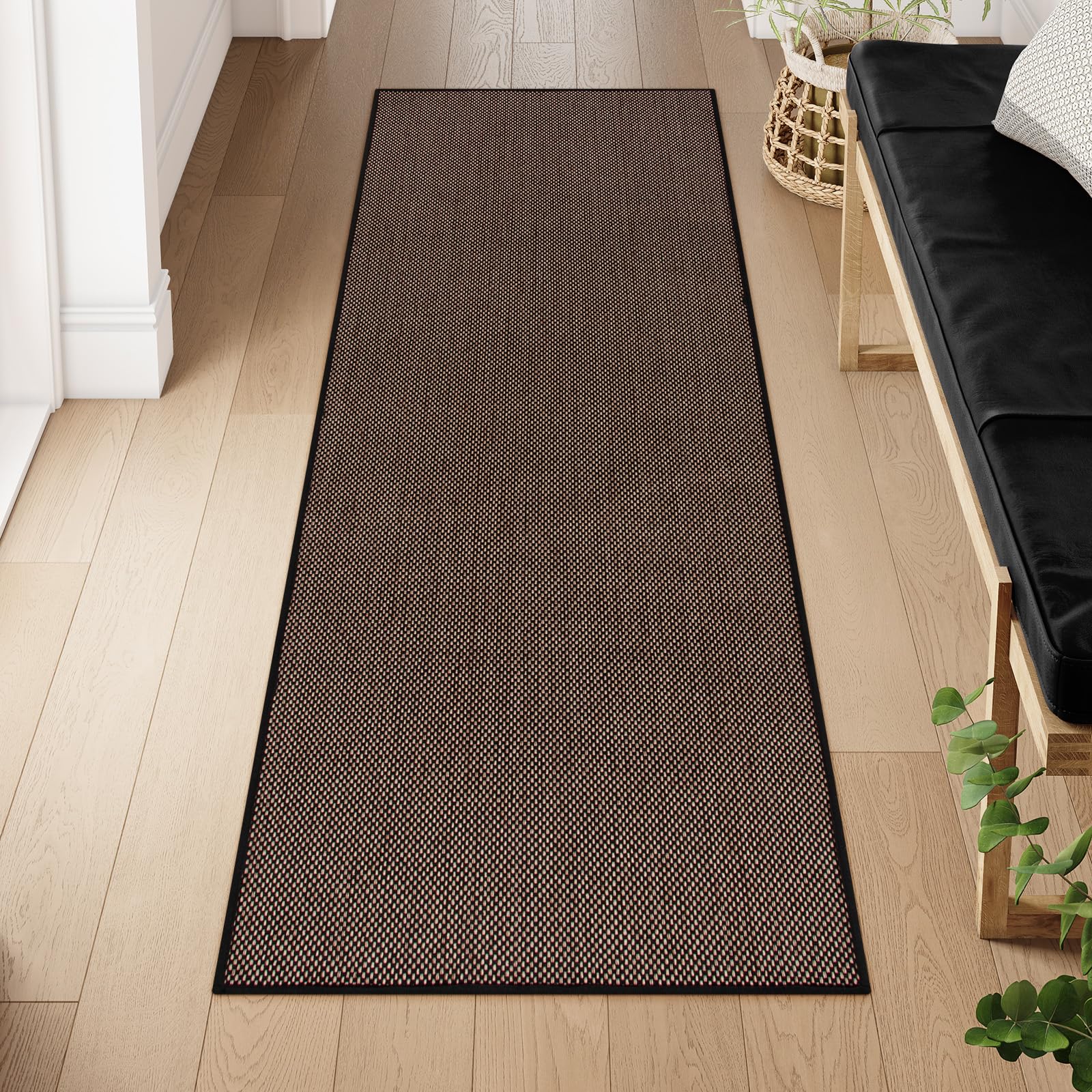 Lahome Farmhouse Kitchen Runner Rug, 2x6 Laundry Runner Rug Non Slip for Entryway Indoor Washable Carpet Runners for Hallway 6ft