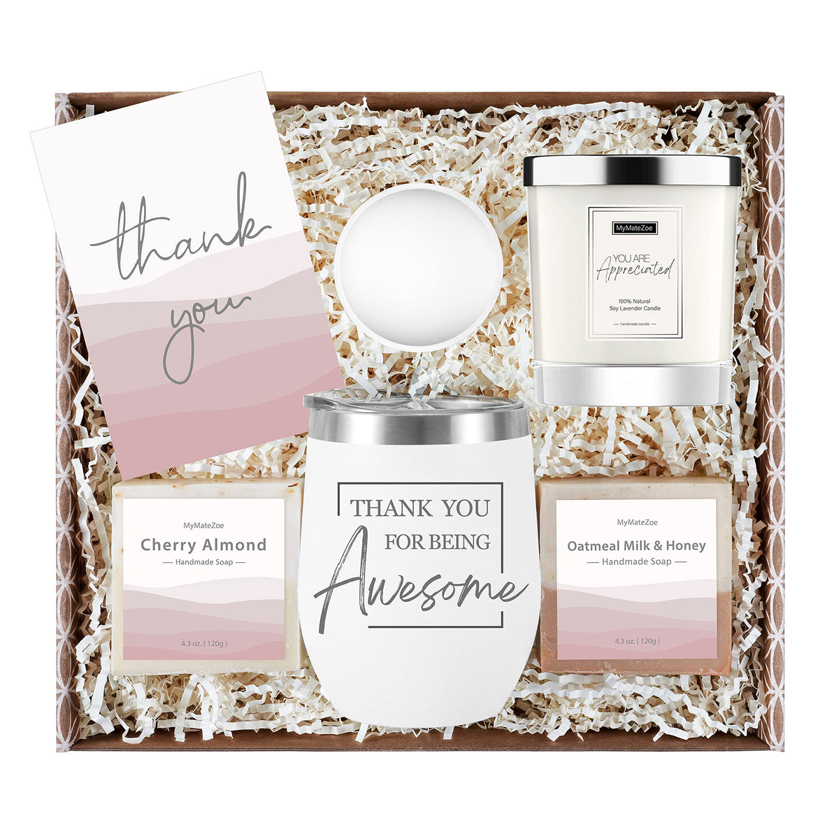 Thank You Gift Box for Women - Send Gratitude With a Unique Spa Experience Gift Box - Best Appreciation Gift Boxes for Coworker 