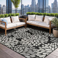 Beverly Rug Outdoor Rug 6X9 Modern Exotic Tropical Leaf Area Rugs For Indoor And Outdoor Patio Deck Porch Garden Water Resistant