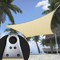 Shademart 9 ' X 12 ' Beige Shademart 6 ' X 6 ' Beige Sun Shade Heavy Duty Rectangle Shade Sail Super Ring Canopy Awning Shades F