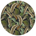 Dalyn Rugs Tropics Tc1 Black 8' X 8' Indoor Outdoor Round Rug, Easy Clean, Machine Washable, Non Shedding, Bedroom, Living Room, Dining Room, Kitchen, Patio Rug