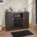 HomeRoots 47' X 14' X 35' Espresso Wood Server