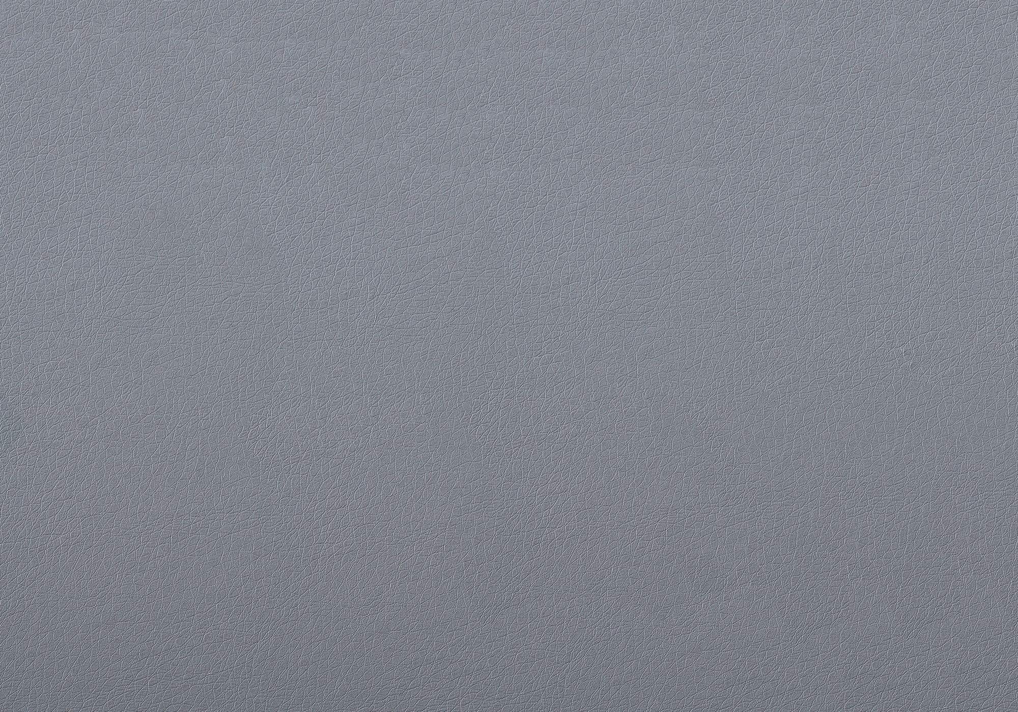 Monarch Specialties I 2 Piece Dining Chair-2Pcs Leather-Look/Chrome, 18&quot;L X 16.5&quot;D X 37&quot;H, Grey