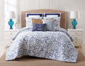 Coastal Living Cotton Comforter Set, Full/Queen, Indienne Paisley