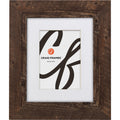 Craig Frames American Barn, 30x36 Picture Frame Matted for a 24x30 Photo, Brown Oak