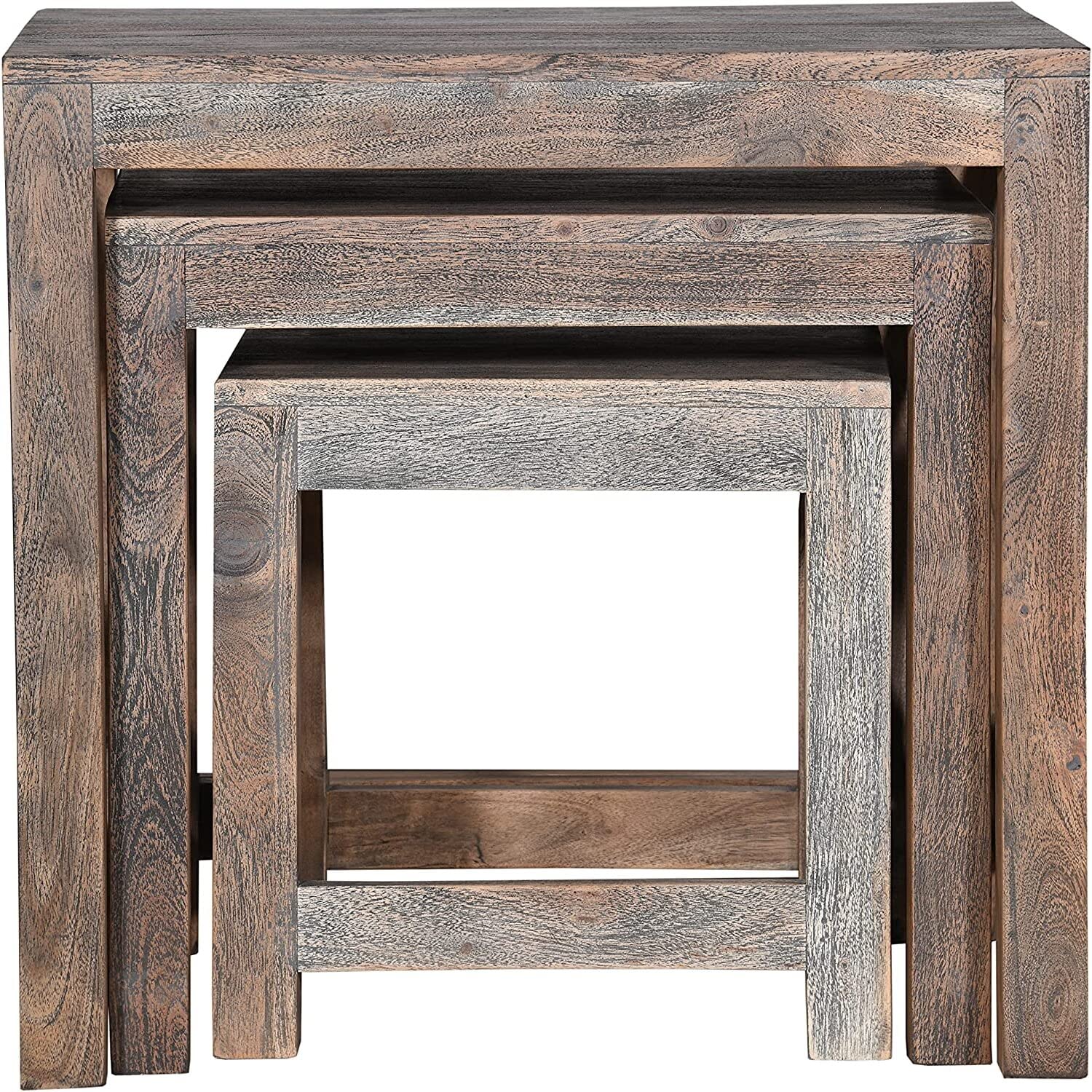 Baxton Studio Clapton Modern and Contemporary Two-Tone Grey and Oak Brown Finished Wood TV Stand