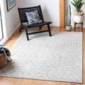 SAFAVIEH Tulum Collection X-Large Area Rug - 12 x 15, Light Grey & Ivory, Moroccan Boho Distressed Design, Non-Shedding & Easy