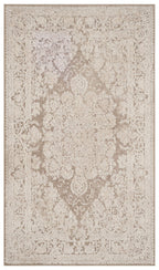 SAFAVIEH Reflection Collection Accent Rug - 2'3'' x 4', Beige & Cream, Vintage Distressed Design, Non-Shedding & Easy Care, Idea