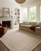Loloi Chris Loves Julia x Polly Khaki/Sand 2'-6'' x 7'-6'' Runner Rug