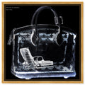 The Oliver Gal Artist Co. Fashion and Glam Wall Art Canvas Prints Couture X Ray Handbags Home D  cor, 20 in x 20 in, Black, Wh