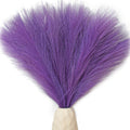 Mandy's 20pcs Purple Silk Pampas Grass Artificial Fake Flowers 18'' for Mother's Day Easter Home Kitchen Wedding Decorations Wed