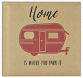 MCS 200-Pocket Home is Where You Park It 4x6 Photo Album with Writing Space, 8.5 x 8.5 Inches