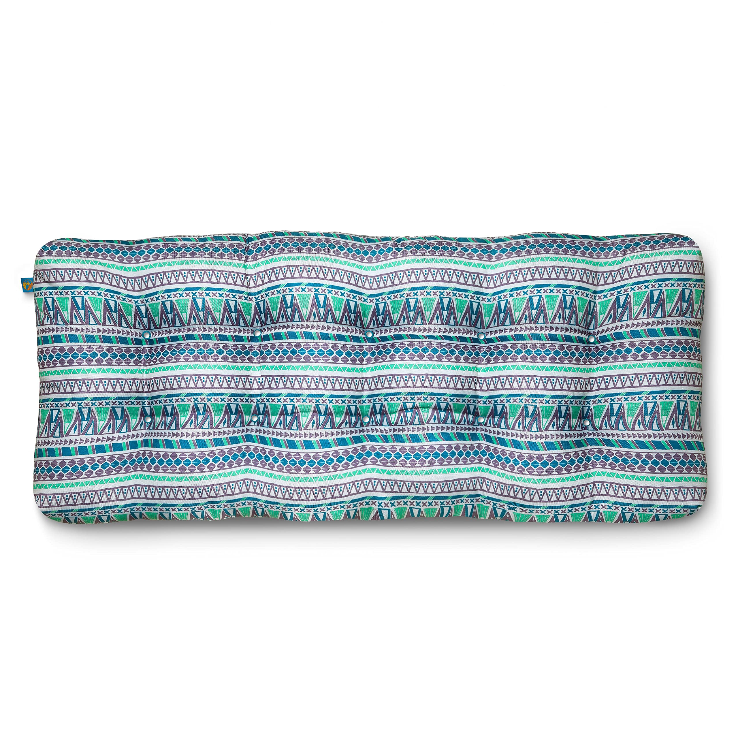 Duck Covers Water-Resistant Indoor/Outdoor Bench Cushion, 42 X 18 X 5 Inch, Lilac Festival, Patio Bench Cushion