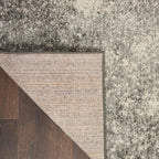 Nourison Passion Charcoal/Ivory 1'10'' X 2'10'' Area--Rug, Modern, Abstract, Easy--Cleaning, Non Shedding, Bed Room, Living Room