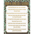 Teacher Created Resources Eucalyptus Stop The Spread of Germs Chart, 17'' x 22''