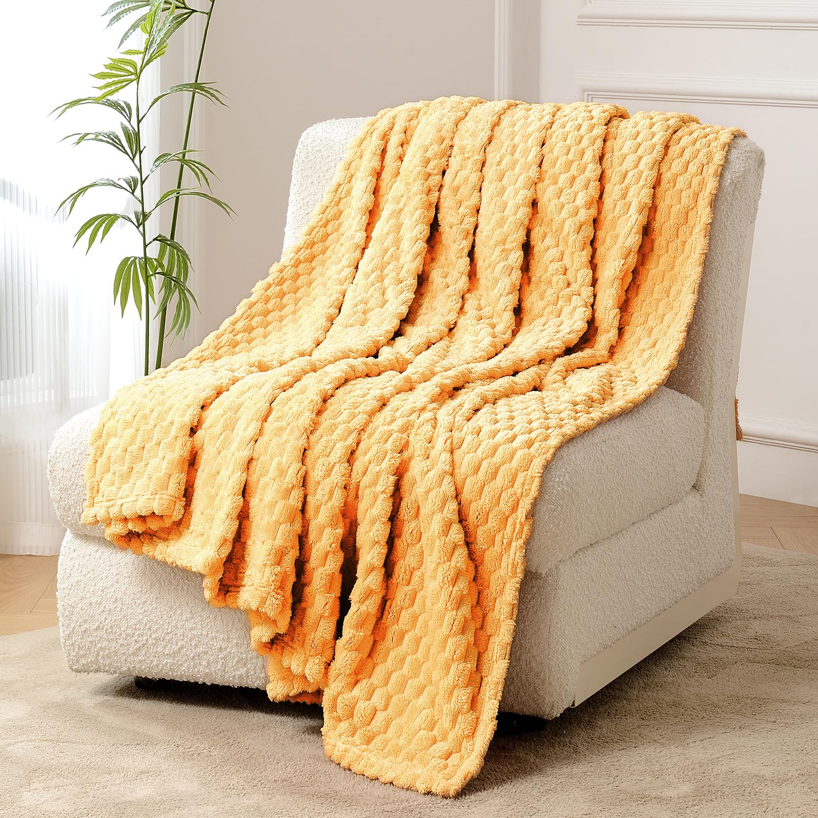 Fy Fiber House Fleece Blanket Twin Size For Couch 300Gms Super Soft Plush Fuzzy Blankets And Throws For Sofa Bed Office, 60X80 I