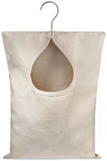 Handy Laundry Clothespin Bag - 11 x 15 - Holds 100 Medium-Sized Clothes Pins, Durable Canvas Material, Hook for Hanging and Effo