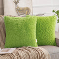 Wondershala Parrot Fur Cushion Cover Throw Pillow Cover For Sofa, Standard Medium 20X20 Inch / 50X50Cm Pillowcase Pack Of 2