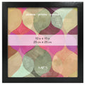 MCS Art Frame with Mat Opening, Black, 10 x 10 in