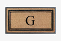 A1 Home Collections A1Hc Natural Rubber & Coir Doormat, 24X48, Monogrammed Door Mat For Front Door, Anti-Shed Treated Durable Do