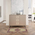 Nourison Grafix Traditional Cream/Red 2 x 4 Area -rug, Easy -cleaning, Non Shedding, Bed Room, Living Room, Dining Room, Kitch
